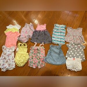 Baby Girl Summer Clothing Lot | Size 9M 🌞